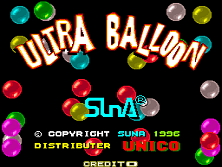 Ultra Balloon Title Screen