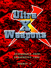 Ultra X Weapons / Ultra Keibitai Title Screen