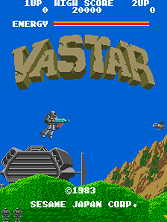 Vastar (set 1) Title Screen