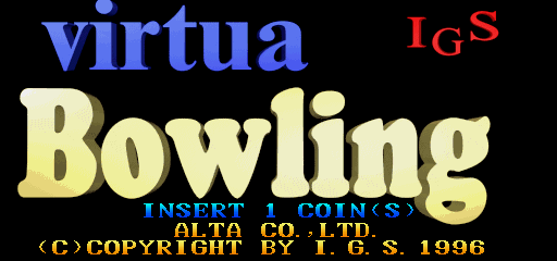 Virtua Bowling (World, V101XCM) Title Screen