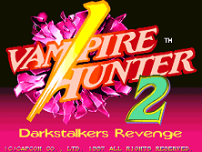 Vampire Hunter 2: Darkstalkers Revenge (Japan 970929) Title Screen