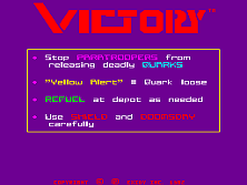 Victory Title Screen