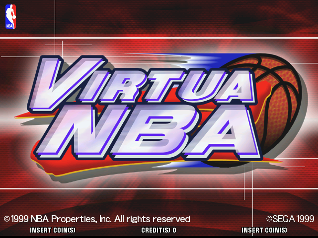 Virtua NBA (USA) Title Screen
