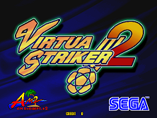 Virtua Striker 2 (Step 2.0) Title Screen