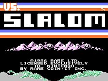 Vs. Slalom Title Screen