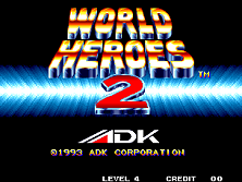 World Heroes 2 (ALM-006 ~ ALH-006) Title Screen