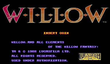 Willow (World) Title Screen