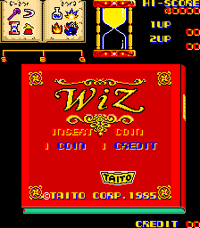 Wiz (Taito, set 2) Title Screen