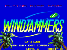 Windjammers / Flying Power Disc Title Screen