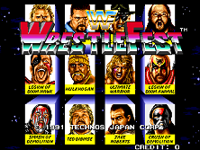 WWF WrestleFest (World) Title Screen