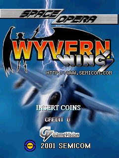 Wyvern Wings (set 1) Title Screen