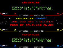 Xenophobe Title Screen