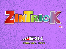 Zintrick / Oshidashi Zentrix (bootleg of CD version) Title Screen