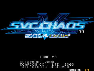 Screenshot Thumbnail / Media File 1 for SNK vs. Capcom: SVC Chaos (Decrypted C) (Non-MAME)