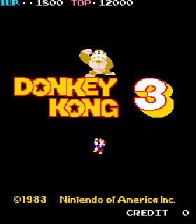 Screenshot Thumbnail / Media File 1 for Donkey Kong 3 (US)