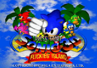 Screenshot Thumbnail / Media File 1 for Sonic 3D Flickies' Island (E)