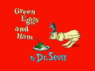 Screenshot Thumbnail / Media File 1 for Living Books - Green Eggs and Ham (CD Windows)