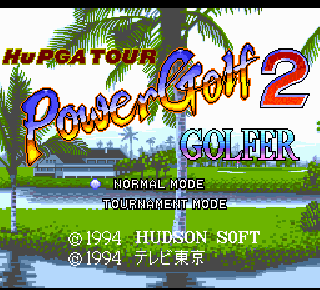Screenshot Thumbnail / Media File 1 for Hu PGA Tour Power Golf 2 - Golfer (NTSC-J)
