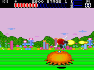 Screenshot Thumbnail / Media File 1 for Space Fantasy Zone (NTSC-J)
