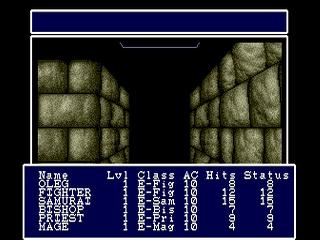 Screenshot Thumbnail / Media File 1 for Wizardry 1 and 2 (NTSC-J)