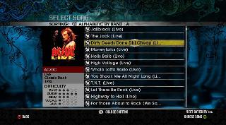 Screenshot Thumbnail / Media File 1 for AC-DC Live - Rock Band Track Pack (USA)