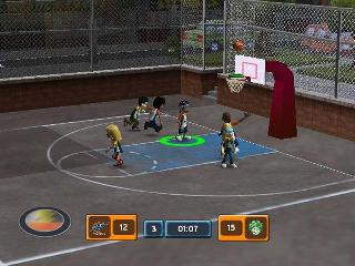 Screenshot Thumbnail / Media File 1 for Backyard Sports - Basketball 2007 (USA)