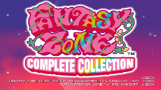Screenshot Thumbnail / Media File 1 for Sega Ages 2500 Series Vol. 33 - Fantasy Zone Complete Collection (Japan)