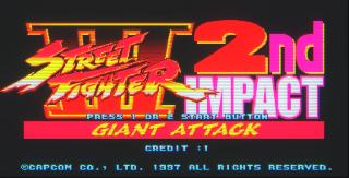 Screenshot Thumbnail / Media File 1 for Street Fighter III 2nd Impact - Giant Attack (JP)