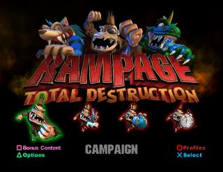 Screenshot Thumbnail / Media File 1 for Rampage - Total Destruction (Europe) (En,Fr,De,Es,It)