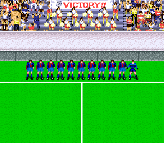 Screenshot Thumbnail / Media File 1 for Tecmo World Cup '94 (set 1)