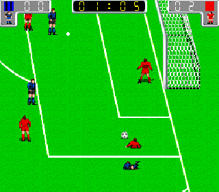 Screenshot Thumbnail / Media File 1 for Euro League (Italian hack of Tecmo World Cup '90 - alt version)