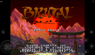 Screenshot Thumbnail / Media File 1 for Brutal - Paws of Fury (USA) (Beta)