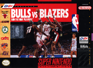 Screenshot Thumbnail / Media File 1 for Bulls vs Blazers and the NBA Playoffs (USA) (Rev A)