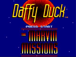 Screenshot Thumbnail / Media File 1 for Daffy Duck - The Marvin Missions (Europe)