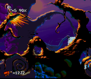 Screenshot Thumbnail / Media File 1 for Earthworm Jim 2 (USA) (Beta)