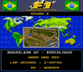 Screenshot Thumbnail / Media File 1 for F1 World Championship Edition (Europe)