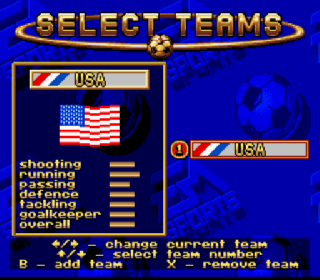 Screenshot Thumbnail / Media File 1 for FIFA International Soccer (USA)