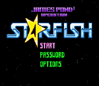 Screenshot Thumbnail / Media File 1 for James Pond 3 - Operation Starfish (Europe)