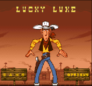 Screenshot Thumbnail / Media File 1 for Lucky Luke (Europe) (En,Fr,De,Es)