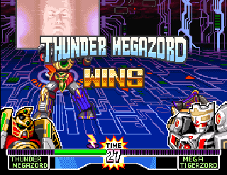 Screenshot Thumbnail / Media File 1 for Mighty Morphin Power Rangers - The Fighting Edition (Europe)