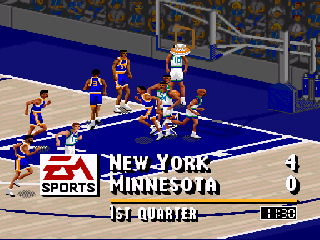 Screenshot Thumbnail / Media File 1 for NBA Live '95 (Europe)