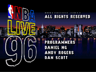 Screenshot Thumbnail / Media File 1 for NBA Live '96 (USA)
