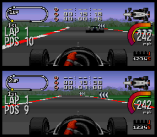 Screenshot Thumbnail / Media File 1 for Newman-Haas IndyCar Racing featuring Nigel Mansell (Europe)
