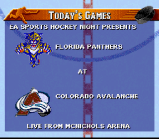 Screenshot Thumbnail / Media File 1 for NHL '97 (Europe)