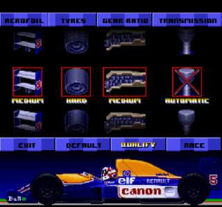 Screenshot Thumbnail / Media File 1 for Nigel Mansell's World Championship Racing (USA)