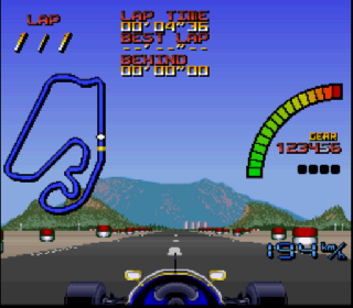 Screenshot Thumbnail / Media File 1 for Nigel Mansell's World Championship Racing (USA)