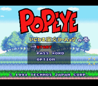 Screenshot Thumbnail / Media File 1 for Popeye - Ijiwaru Majo Sea Hag no Maki (Japan)
