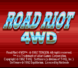 Screenshot Thumbnail / Media File 1 for Road Riot 4WD (Europe)