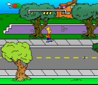Screenshot Thumbnail / Media File 1 for Simpsons, The - Bart's Nightmare (USA)