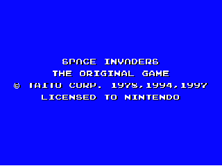 Screenshot Thumbnail / Media File 1 for Space Invaders - The Original Game (USA)